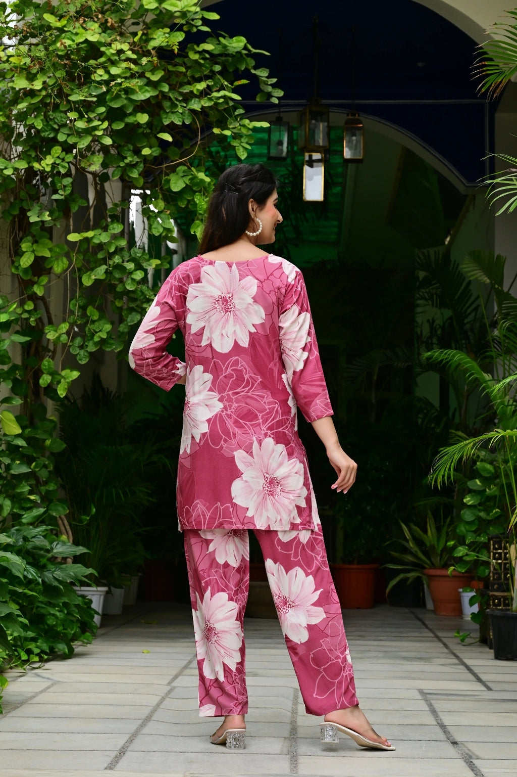 Pink Floral Co-Ord Set