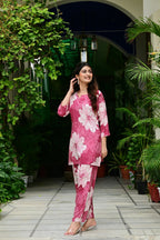 Pink Floral Co-Ord Set