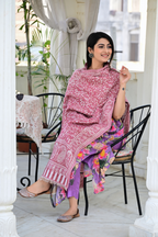 Wrap Yourself in Kashmiri Elegance with Rich Paisley & Floral Embroidery”