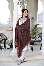 Luxury Multicolor Paisley & Floral Woven Shawl – Bold Ethnic Elegance
