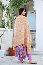 Celebrate Festive Elegance with Our Vibrant Traditional Woven Shawl
