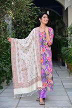 Warm & Luxurious Heritage-Inspired Artistic Woven Shawl