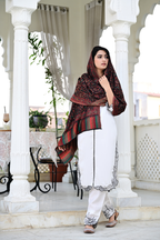 Luxury Multicolor Paisley & Floral Woven Shawl – Bold Ethnic Elegance