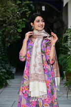 Warm & Luxurious Heritage-Inspired Artistic Woven Shawl